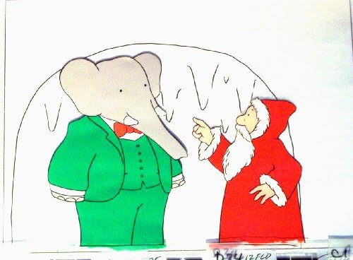 Babar i Djed Mraz Originalna animacija Slon Babar i Djed Mraz
