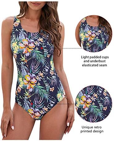 Jednodijelni kupaći kostim Century Star za žene, sportski kupaći kostim, Trening Kupanje, Starinski kupaći kostim