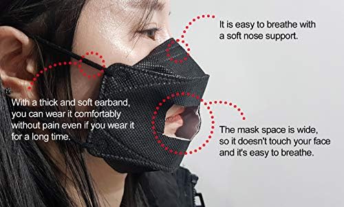 [ Ukupan broj 20 ] KF94 3D Zaštitna Maska za odrasle, veličina L, U pakiranjima, proizveden u Koreji.