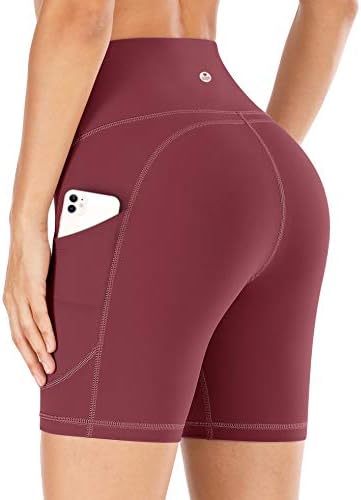 Kratke hlače za trening IUGA za žene s džepovima sa visokim strukom Biciklistički Šorc za žene Kratke hlače za joge Kratke hlače za trčanje