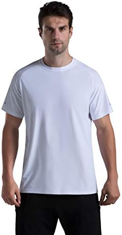 Gospodo rashladnih majice za trčanje od svile s ledom, быстросохнущие sportske majice za teretanu kratkih rukava UPF 50+, majice za trening na otvorenom