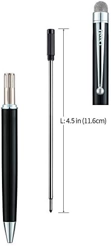 Loptu olovke ChaoQ Hybrid Mesh Fiber Stylus (Crna Tinta), za touchscreen Uređaje, sa 6 Izmjenjivim savjete za