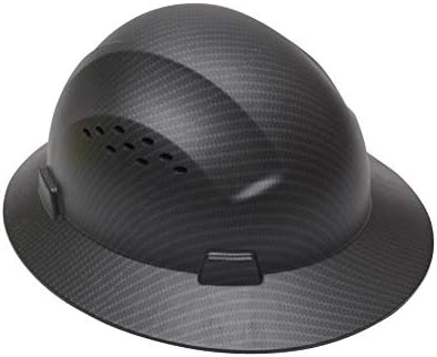 Zaštitna tvrdi šešir s punim polja CJ s подвесом Fas-Trac - Protok Hladnog zraka (Crna)