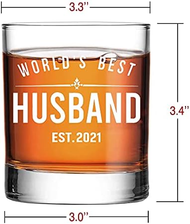 Čašu viskija Perfectinsoy za muža, Dar Muža od Žene, Dar Muža od Žene, Najbolji muž na svijetu, 2021 godine