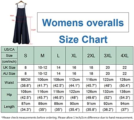Aedvoouer Ženske široke tijelo, velike veličine, Pamuk, platno kombinezoni, široke ženske sportske hlače, Svakodnevne