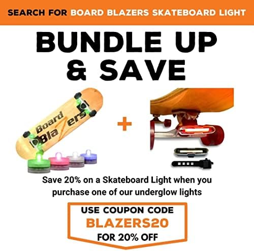 Društvene Blazers LED Svjetla za skateboard Underglow - Savršen poklon za skateboard i pribor za skateboard.