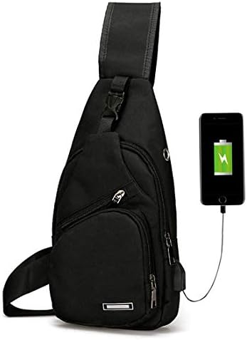 Muška ženska Слинговая нагрудная torba Preko ramena Za putovanja na otvorenom Ruksak preko ramena u USB priključak
