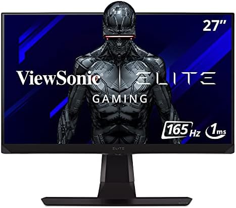 ViewSonic Elite XG270Q 27-inčni 1 ms 1440p 165Hz G-SYNC-Kompatibilan gaming monitor sa VESA DisplayHDR 400 i