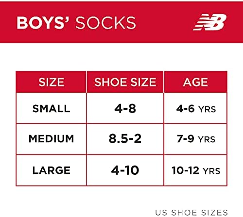 Čarape za dječake New Balance - Radnici Mekane Čarape za Četvrtine (8 Kom.)