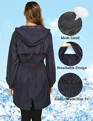 Donje odjeća za kišu Jednostavan Dugi Plašt s Kapuljačom Na otvorenom Prozračna Дождевики