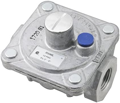 Regulator tlaka prirodnog plina Maxitrol RV48L, Navoj 1/2 FPT, Ulazni i izlazni otvor 13/16 inča, 1/2, 3-6 Wc