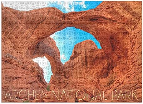 Nacionalni park Luk, Utah, Dan Plavo nebo (Bonus puzzle od 1000 komada, napravljen u SAD-u)