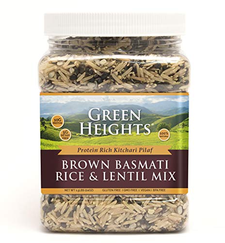 Smeđa riža Basmati - Lonac 24 oz / 680 Grama (15+ Porcija) - S ponosom proizvedeno u Americi - Korisne hranjive