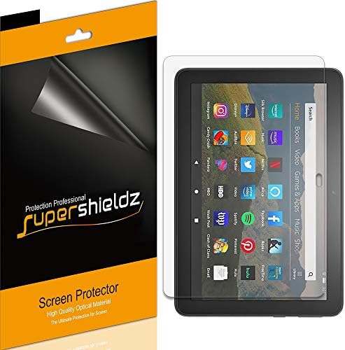 (3 pakiranja) Zaštitni film Supershieldz anti-glare i zaštitom od otisaka prstiju (mat), dizajniran za potpuno novi 8-inčni tablet Fire HD 8 i Fire HD Plus 8 (10-e generacije - izdanje 2020 godine)