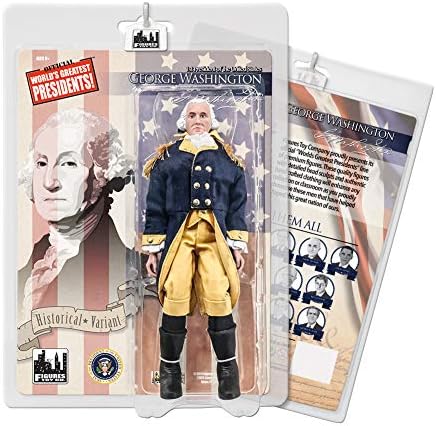 Figurice Igračke tvrtke Predsjednika SAD-a Serije 8-inčni фигурек: George Washington [Izbor Plave i Žute Kostim]