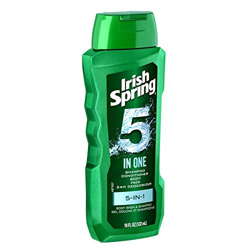 Gel za tuširanje i šampon Irish Spring - 5 1 - Net 18 fl oz (532 ml) Na bocu - Pakiranje od 3 boce