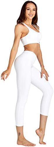 COOLOMG Ženske hlače za joge za trčanje s po cijeloj površini Kompresije Tajice Trening Hulahopke Skriveni džep