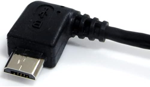 StarTech.com 6 stopa (1,8 m) Kabel USB - Micro USB - USB 2.0 A pod lijevim kutom Micro B - Crni Kabel, Micro