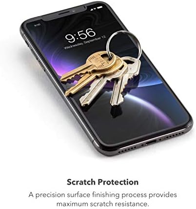 ZAGG Nevidljivo Staklo+ Zaštitna folija za ekran – Kaljeno Staklo Visoke Razlučivosti za Appleov iPhone Xs MAX-Zaštita od udaraca i ogrebotina