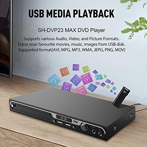 DVD player Premium klase visoke klase, DVD playeri HDMI priključak za tv, podrška za sve regionalne DVD i CD/SD