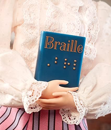 Inspirativna žena lutka Barbie Helen Keller (12 inča) bluze i suknje, s postoljem za lutke i Certifikat o autentičnosti,