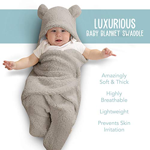 Pokrivač za presvlačenje Bluemello | Ultra-Soft pliš, potreban za bebe 0-6 mjeseci | Primanje пеленальной omot