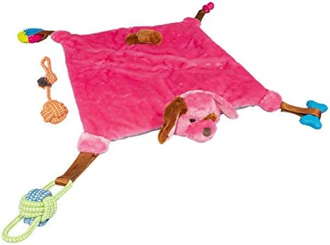 Tepih za igračke za štence Pink 23x 20 (58x51 cm) Višenamjenski interaktivni tepih za štenci i tepih za spavanje