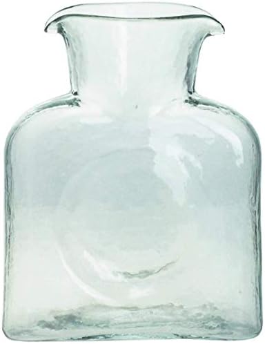 Boca za vodu BLENKO Glass Co. 384 od kristala - Vrč za Vodu/Posuda/Zdjela od puhano Staklo Ručne izrade - Jedinstveni