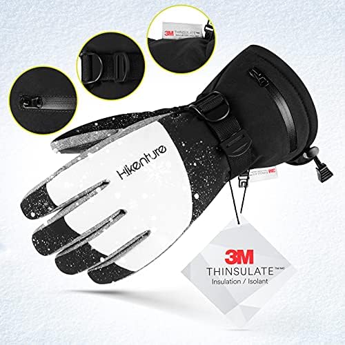 Skijaške rukavice Hikenture za muškarce i žene-3 M Zimske rukavice Thinsulate Vodootporan Izolirani -Rukavice
