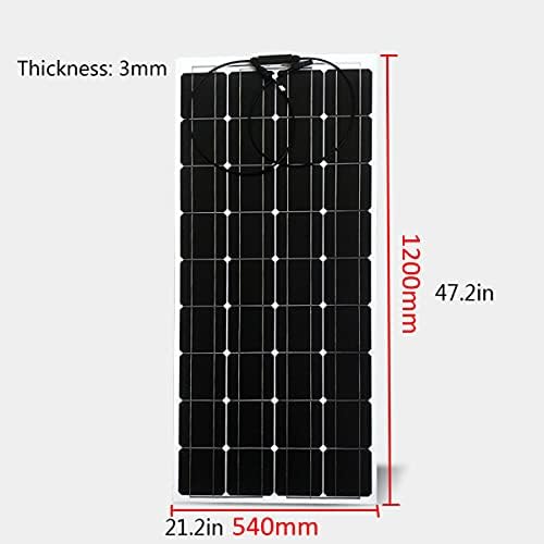 ETFE Solarni panel 1200 W 4X300 W 18 paket s Punim Полугибкий Element Solarni Punjač Energija DIY Priključak