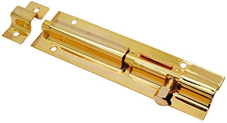 LC LICTOP Zlata od Nehrđajućeg Čelika Klizni Svornjak Zasun Vrata Prtljažnik 4-inčni Sigurnosni Zatvarač Klizni