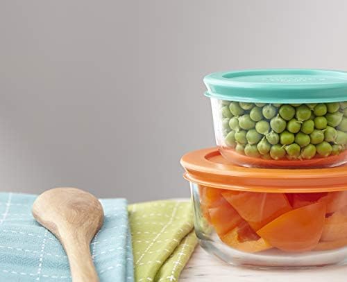 Pyrex Samo Čuvajte Staklene Posude Za Skladištenje Hrane (Set Od 24 Komada, Kape Bez BPA, Sef Za Pećnicu) i