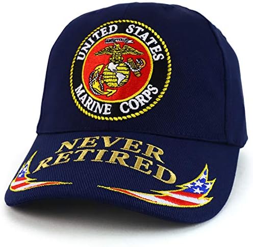 Armycrew Službeno Licencirani Veteran AMERIČKI marinci Vezeni Pamuk kapu