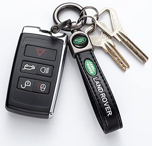 Auto privezak sa logom od prave kože za pribor Land Rover Privjesak za ključeve Prsten za Privezak Kompatibilan