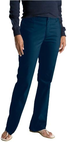Ženske hlače Dickies s ravnim prednjim elastična саржевым брюком Slim Fit Bootcut