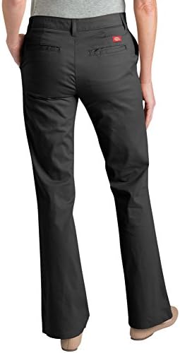 Ženske hlače Dickies s ravnim prednjim elastična саржевым брюком Slim Fit Bootcut