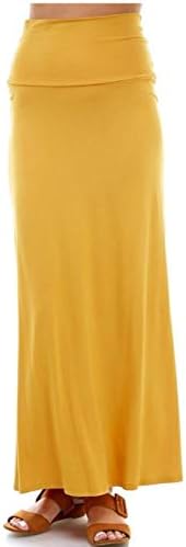 Ženska elegantna sklopivi Расклешенная duga suknja Maxi - Made in USA