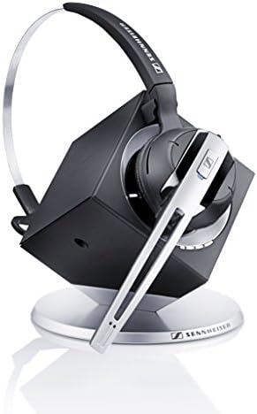 Sennheiser OfficeRunner Kabriolet Bežični Ured za Slušalice sa mikrofonom - DECT 6.0 (Klasična Srebrna)