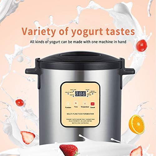 Proizvođač jogurta 12 L, Poslovni Stroj Za jogurt,LCD zaslon, Veliki Kapacitet,Inteligentna Zaštita Od Nestanka