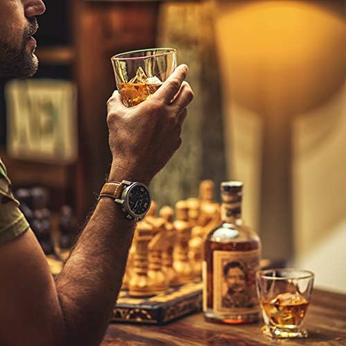 Set čaša za viski premium klase Amerigo od 4 luksuzna poklon kutija - Čaše za viski 10 unci za viski, Burbon
