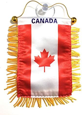 Zastave Kanade za automobile Kanadski mali mini-banner auto oprema naljepnica naljepnica ukras retrovizor dizajn