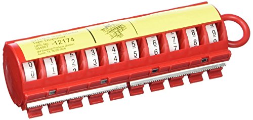 Dispenzer za маркерной traka 3M ScotchCode sa trakom STD-0-9, uključuje 1 рулону od 0-9 brojevima role
