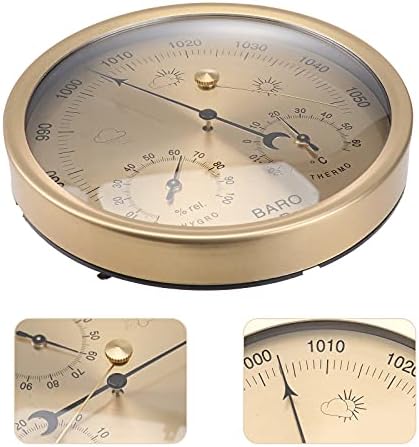 LIOOBO Tip biranje Barometar i Termometar Hygrometer vremenska stanica Mjerenje atmosferskog tlaka, Temperature,