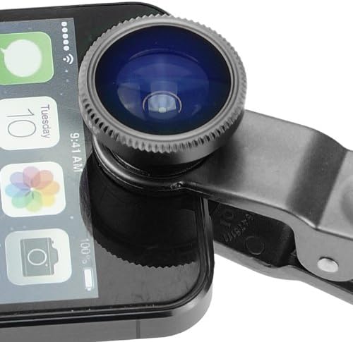 Univerzalni Kit objektivi za kamere mobilnog telefona 3 u 1 za pametne telefone, uključujući Objektiv Riblje