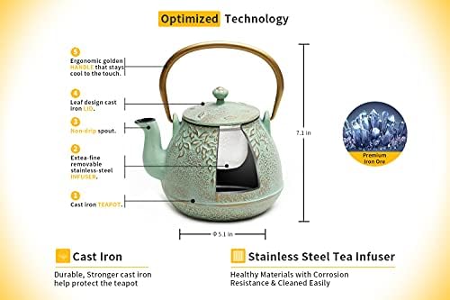 Čaj, Japanski radijatori lijevano željezo za Vodu TOPTIER s varenje od nehrđajućeg čelika radijatori lijevano