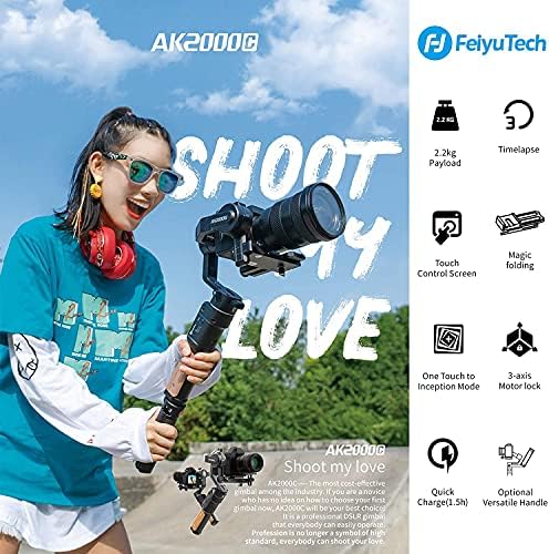 FeiyuTech Ak2000C 3-Osni Stabilizator fotoaparata Ručni Pogon za slr i беззеркальных kamere, kao što su Sony