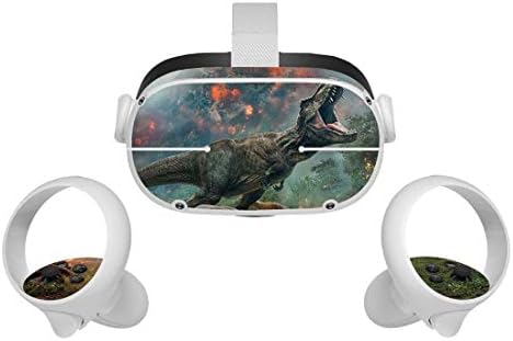 Koža s naljepnicama Dees za Oculus Quest 2,Jedinstvena koža s vinil naljepnice za slušalice i kontroler VR, Zaštitna oprema virtualne stvarnosti, lako se primjenjuju, brišu i mijenjaju stilove.