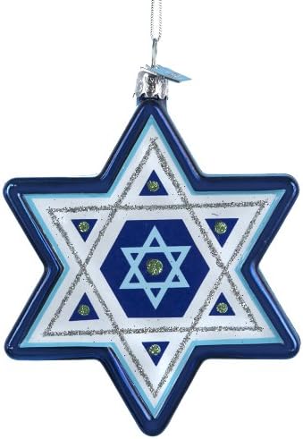 Komad nakita od plemenitih dragulja Kurta Adler Davidova Zvijezda Hanuka, 3,25 inča