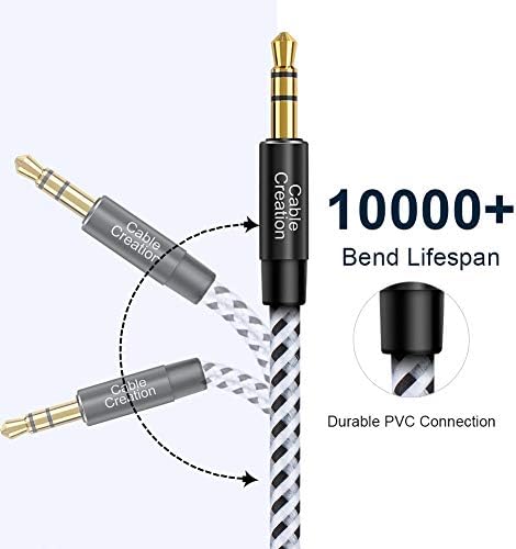 3 Noga Pomoćni kabel,kabel 3,5 mm između muškaraca Pomoćni Audio-Stereo kabel Kompatibilan s autom,slušalice,