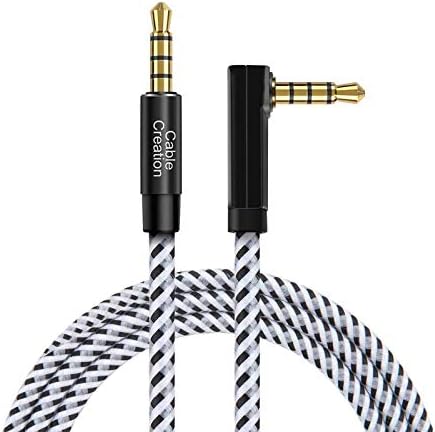 3,5 mm Aux Kabel 4 pola, Izrada kabela 90 Stupnjeva TRRS Audio kabel 3,5 mm od čovjeka do čovjeka/Pravokutni